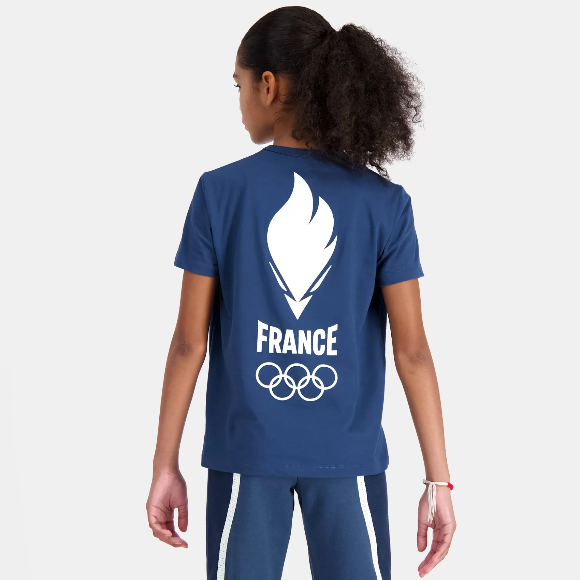 Enfant Le Coq Sportif Équipe de France Olympique | Paris 2024 T-shirt Équipe de France Enfant