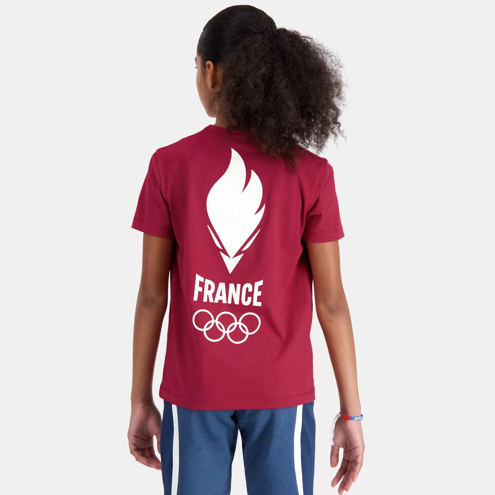 Enfant Le Coq Sportif Équipe de France Olympique | Paris 2024 T-shirt Équipe de France Enfant