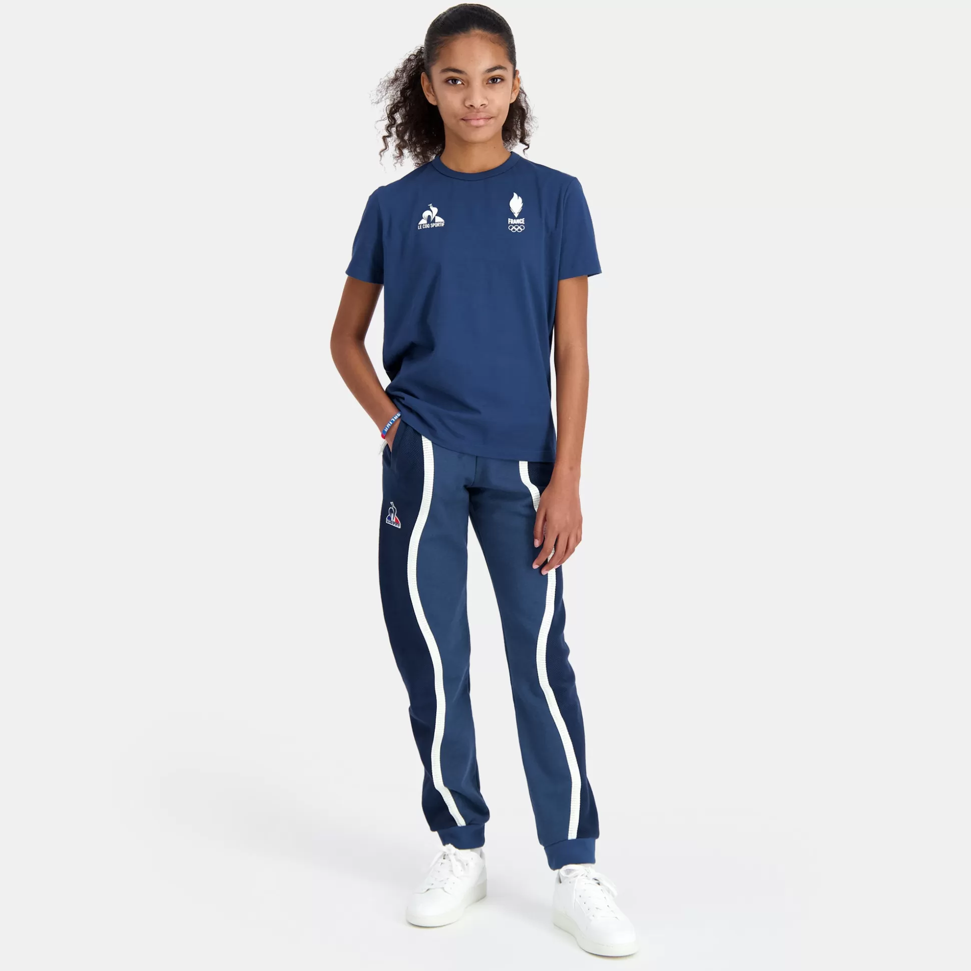 Enfant Le Coq Sportif Équipe de France Olympique | Paris 2024 T-shirt Équipe de France Enfant