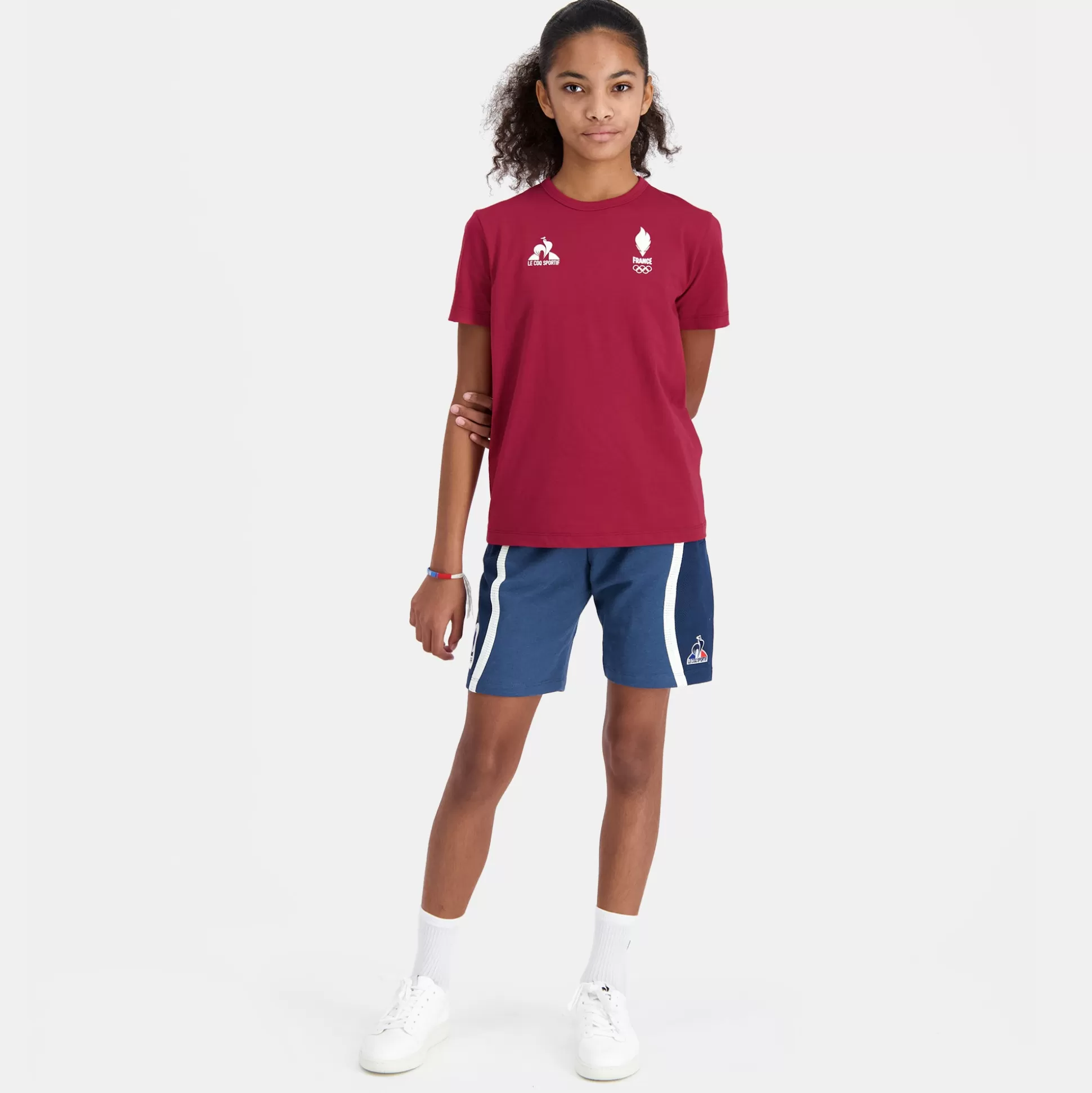 Enfant Le Coq Sportif Équipe de France Olympique | Paris 2024 T-shirt Équipe de France Enfant