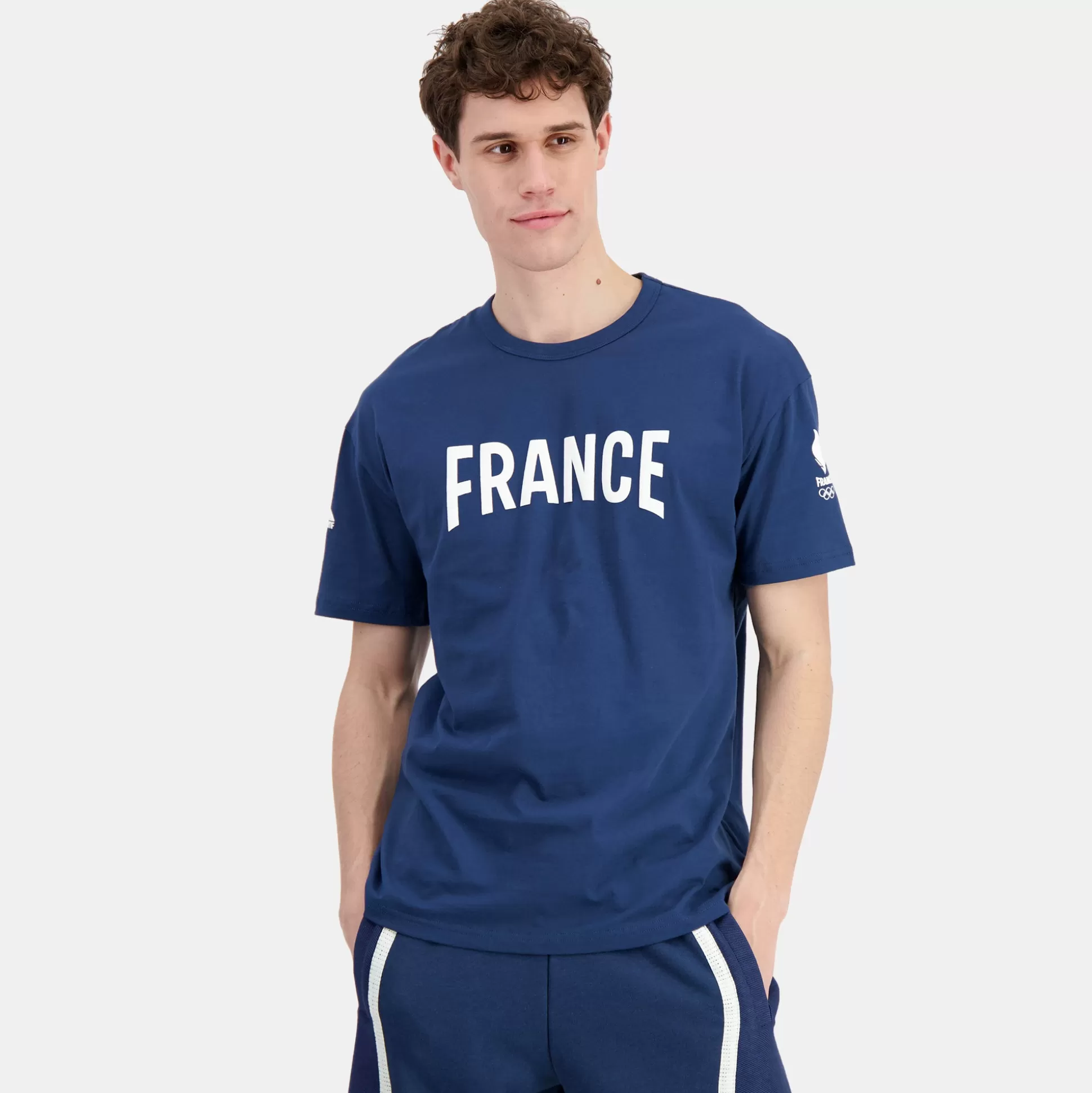 Homme Le Coq Sportif Équipe de France Olympique | Paris 2024 T-shirt Équipe de France Homme