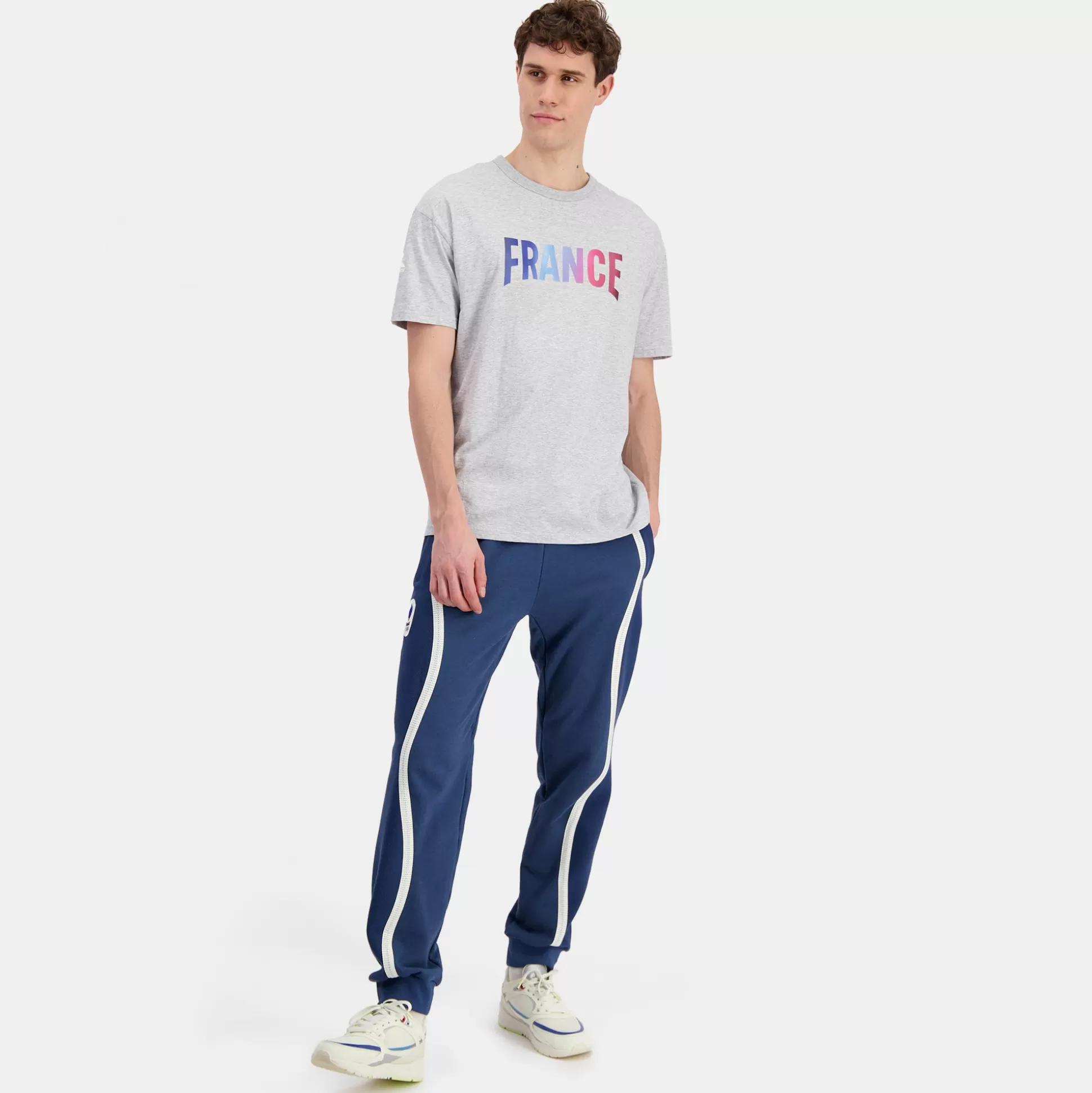 Homme Le Coq Sportif Équipe de France Olympique | Paris 2024 T-shirt Équipe de France Homme