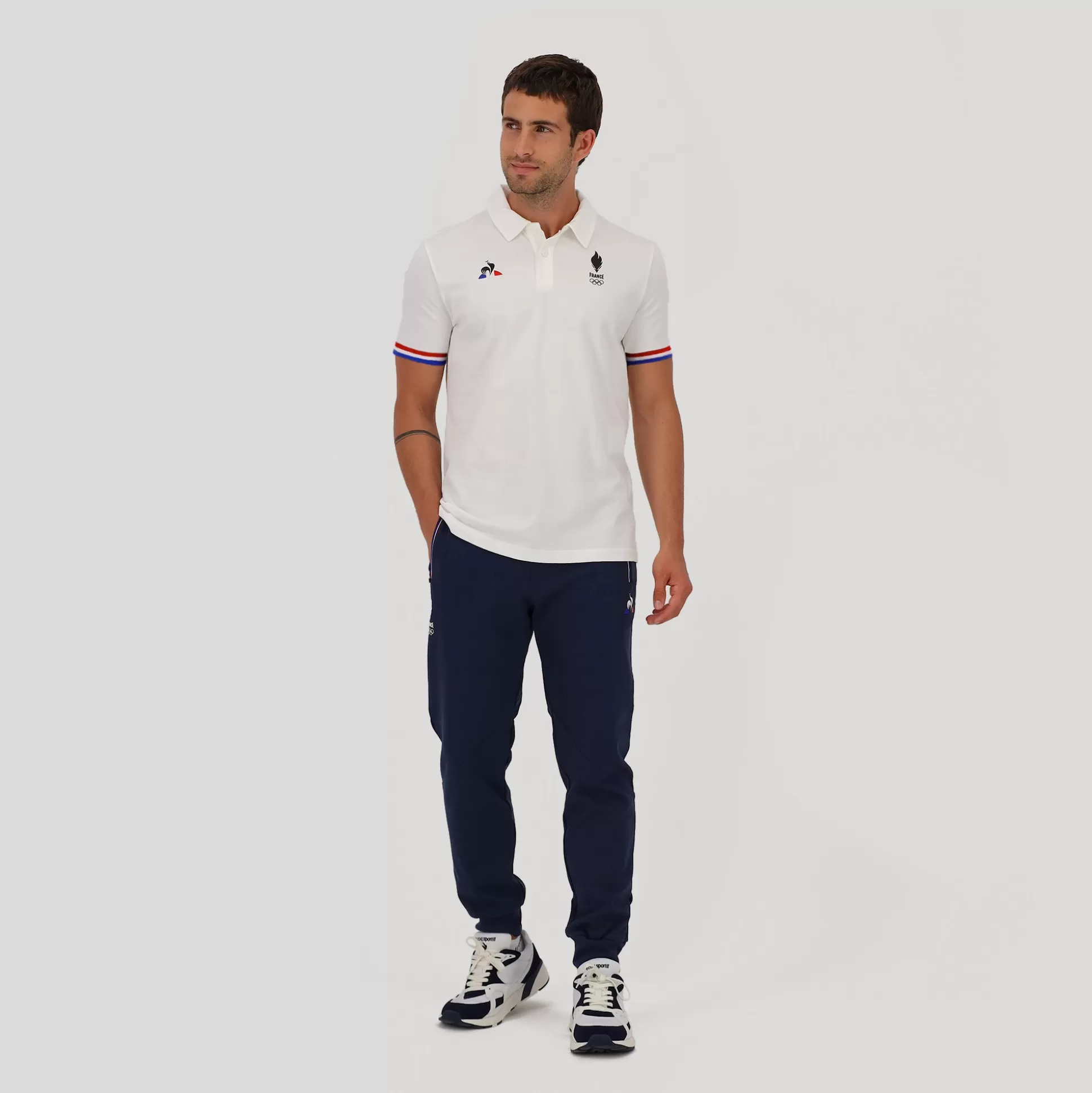 quipe_de_france_olympique_polo_homme_4-2.webp Homme Le Coq Sportif Équipe de France Olympique Polo Homme