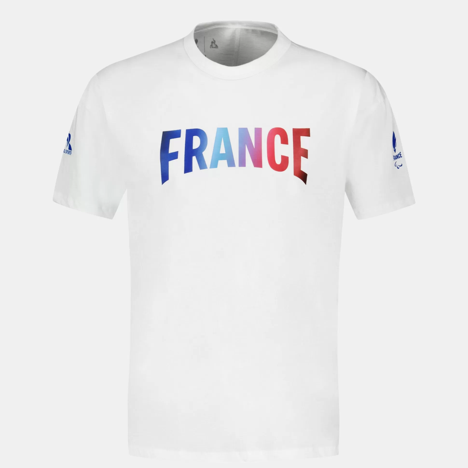 Homme Le Coq Sportif Équipe de France Paralympique Paris 2024 T-shirt Équipe de France Homme