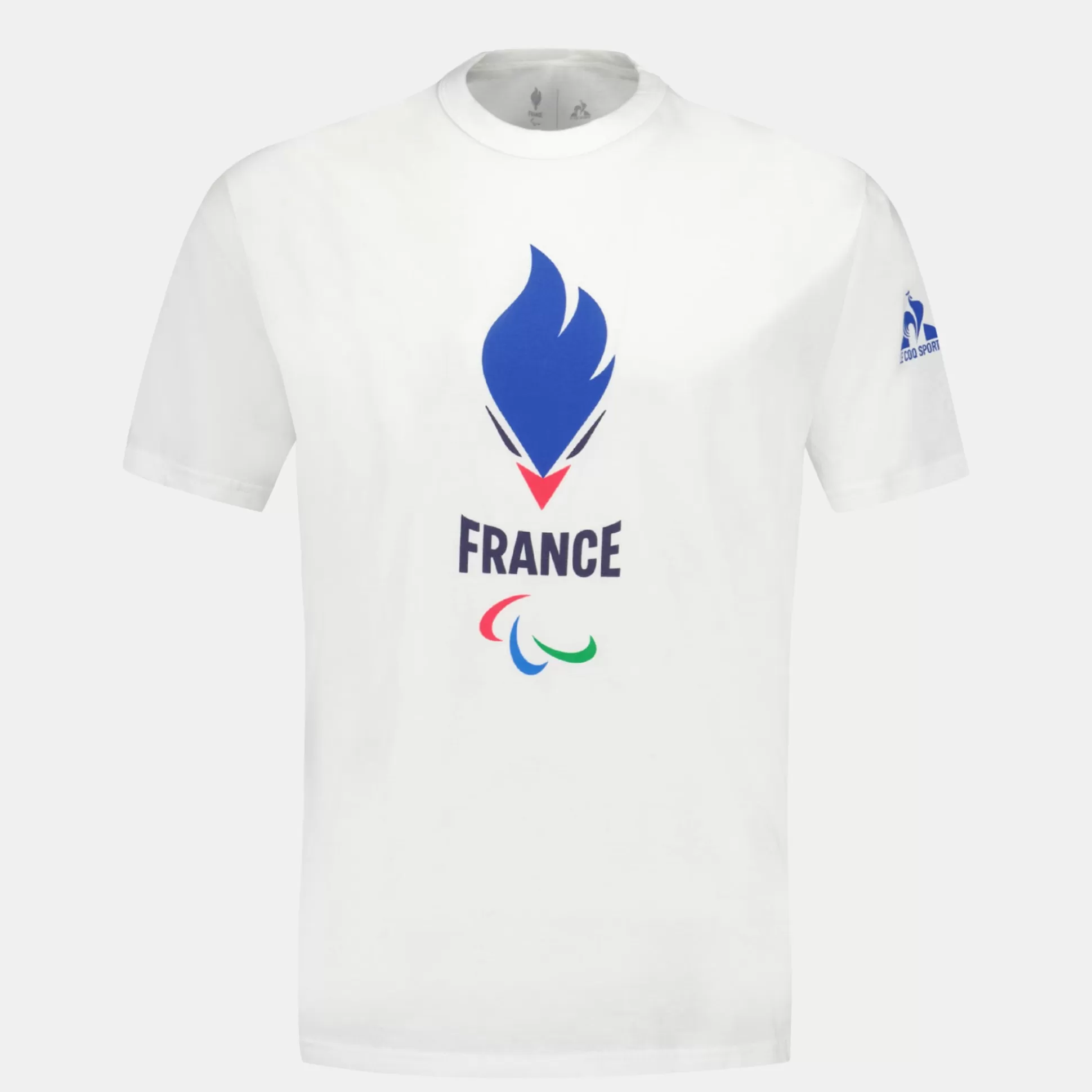 Homme Le Coq Sportif Équipe de France Paralympique Paris 2024 T-shirt Équipe de France Homme