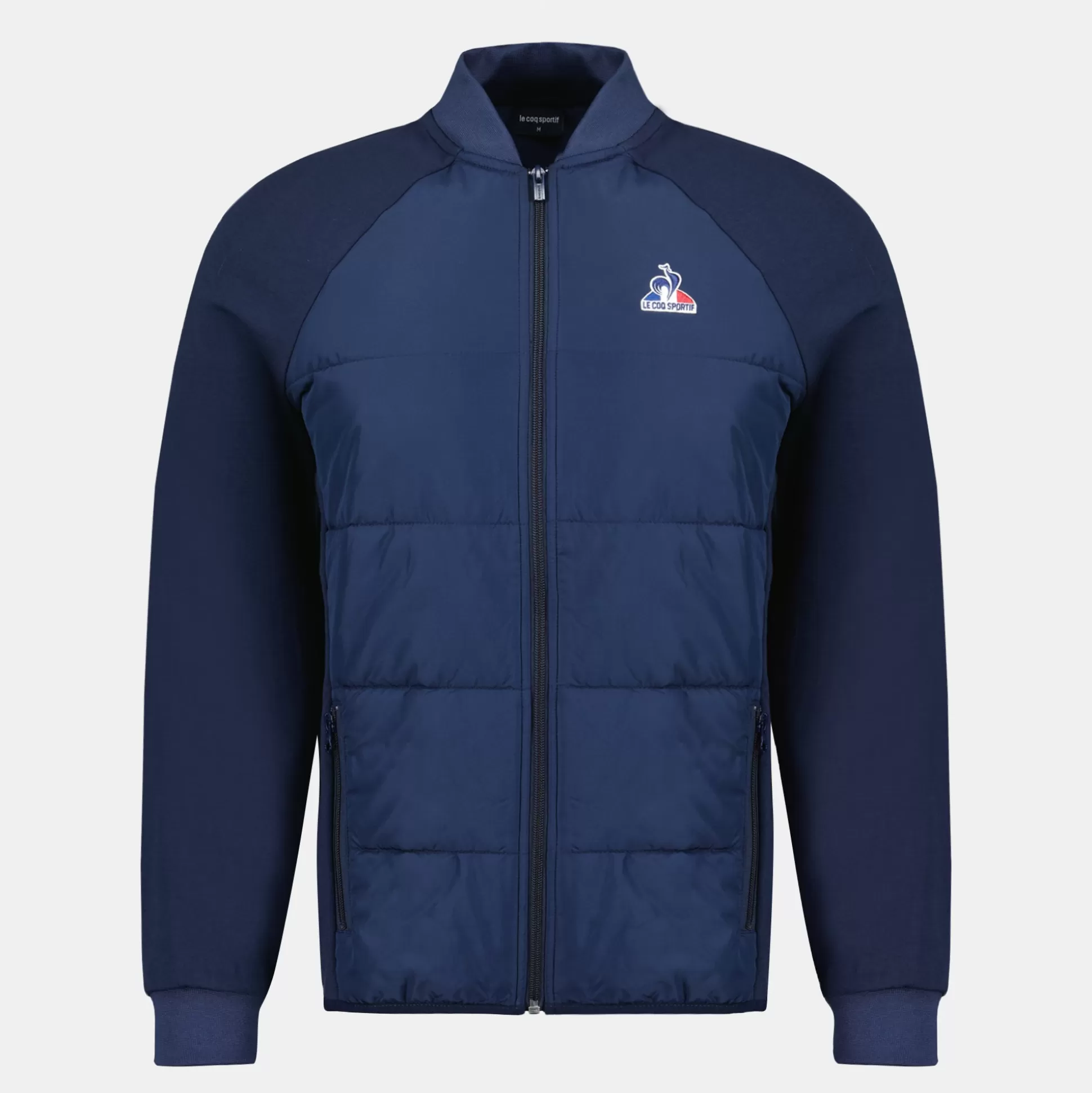 Homme Le Coq Sportif Tricolore Sweat zippé à capuche Homme