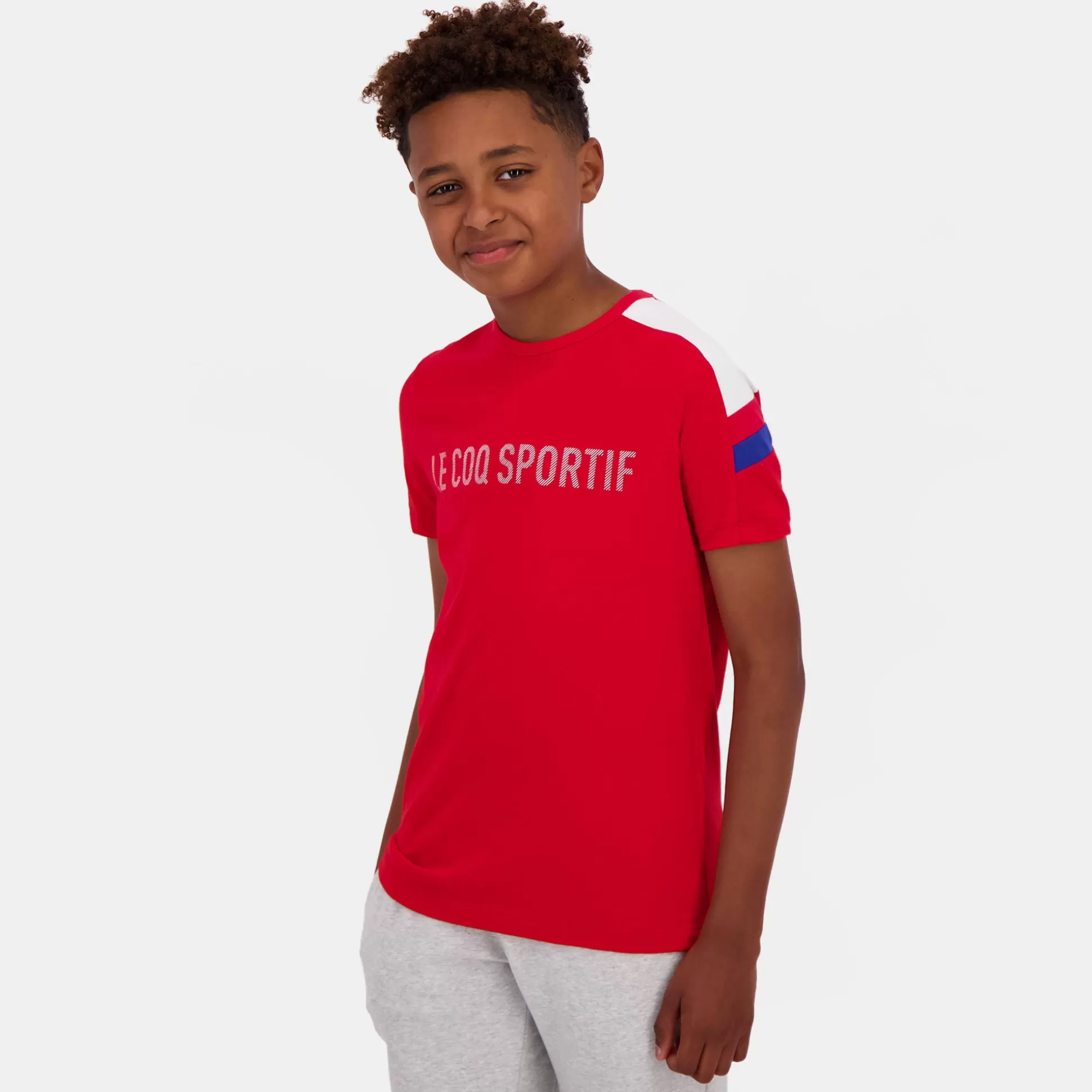 Enfant Le Coq Sportif Tricolore T-shirt Enfant